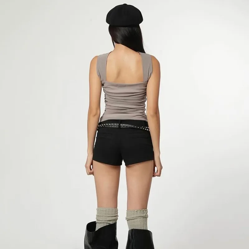 Fashion Plain Vest Women-2