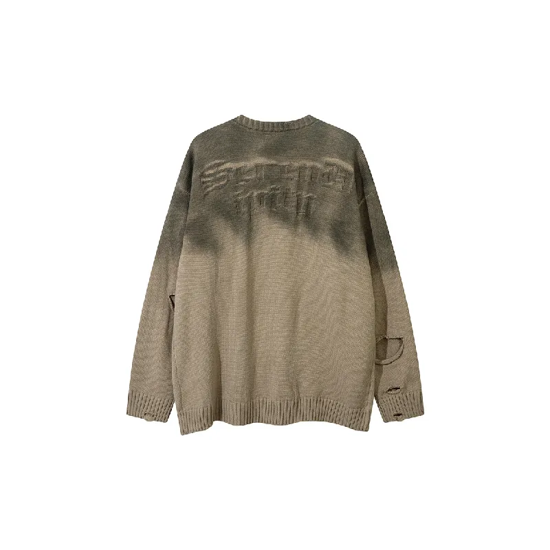 Casual Ripped Sweater-3