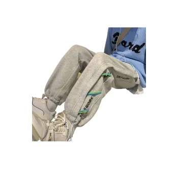 Trendy Drawstring Casual Pants