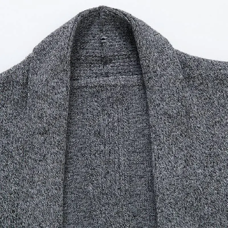 Simple Plain Cashmere Sweater-5