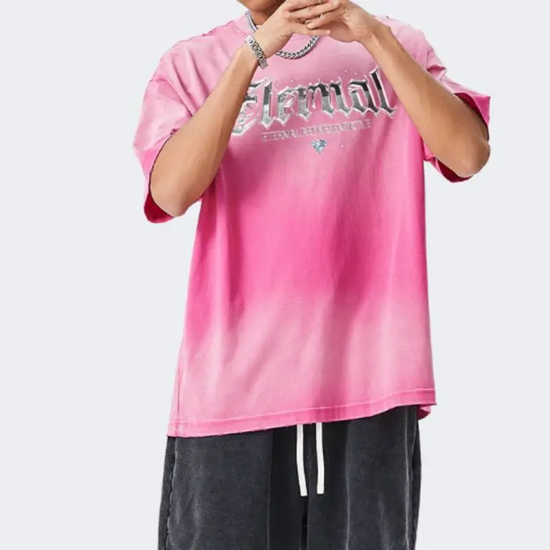 Casual Fashionable 100% Cotton T Shirt Unisex-3