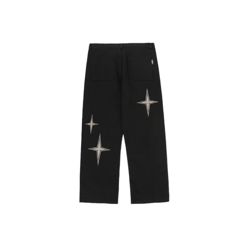 High Street Casual Straight Pants-1