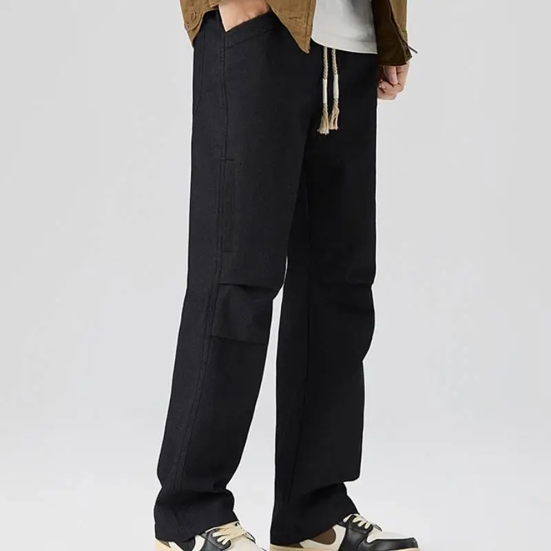 Loose Fashionable Cotton Cargo Pants-6