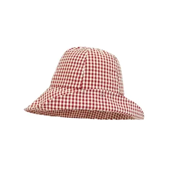 Fashionable Plaid Bucket Hat