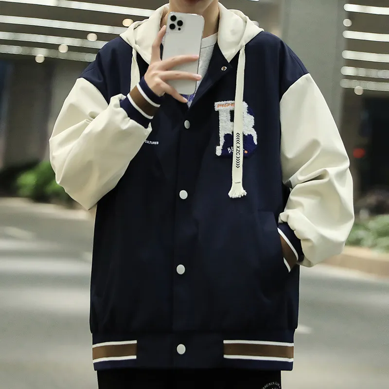 Fashionable Simple Baseball Jersey-8