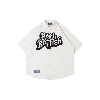 Trendy Hip Hop Embroidered Shirt