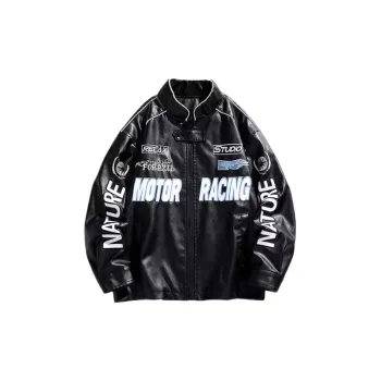 Basics Simple Artificial LeatherJacket
