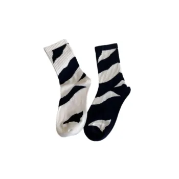 Fashionable Sporty Cotton Mid Calf Sock