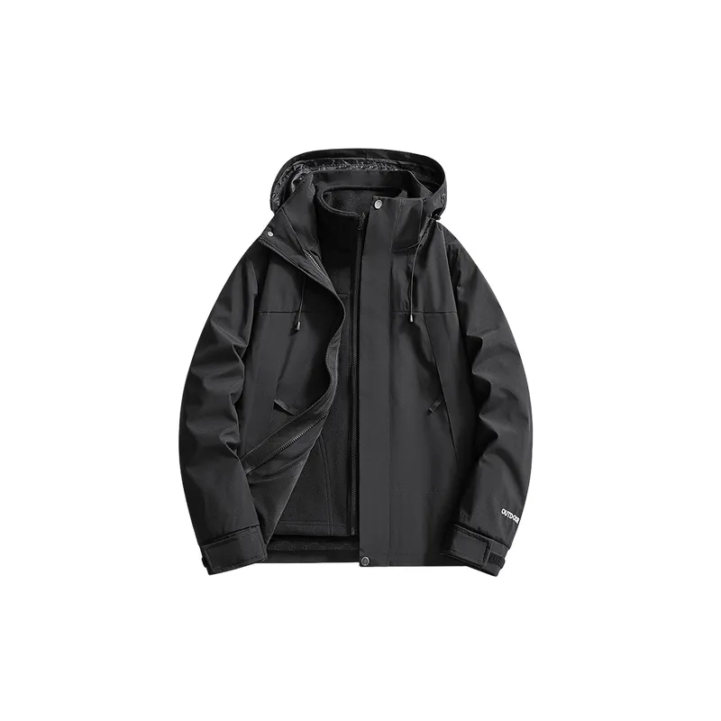 Fashionable Contrast Color Outdoor Jacket-1