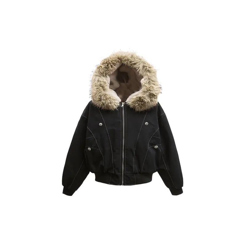Loose Warming Quilted Jacket-2