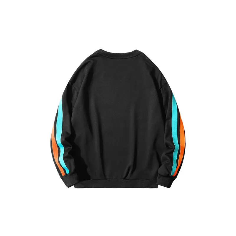 Casual Striped Corduroy Sweatshirt-2