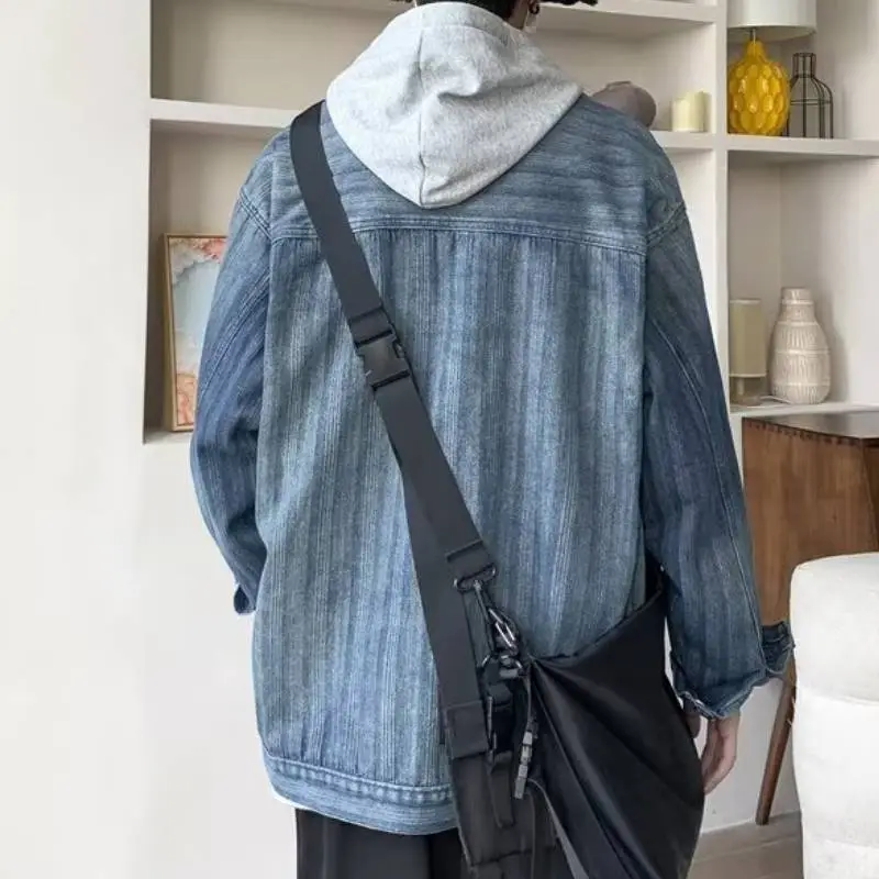 Casual Loose Denim Jacket-1