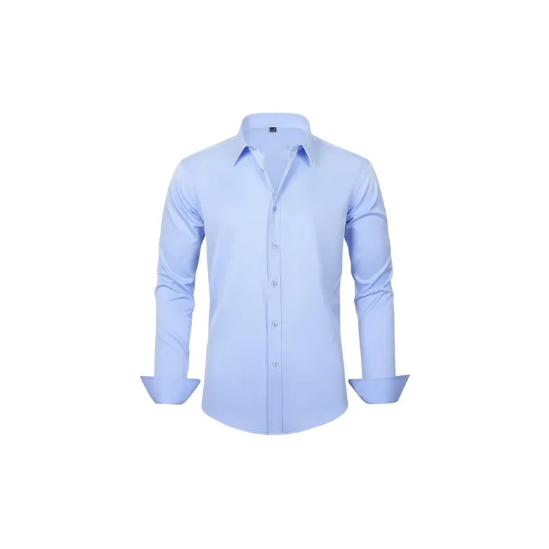 Plain Simple Four Way Stretch Fabric Shirt-6