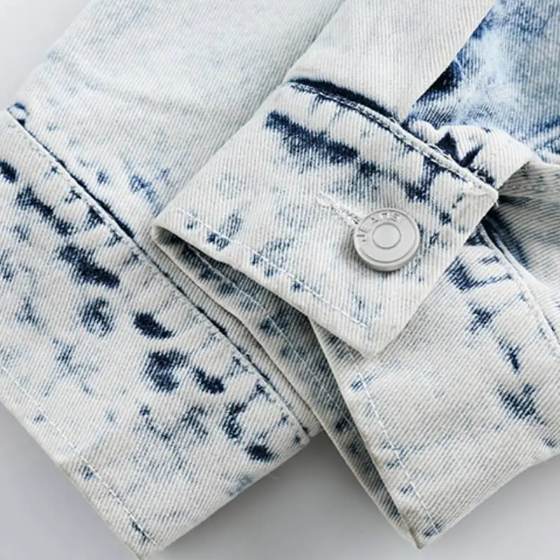 Fashionable Casual Denim Jacket-3