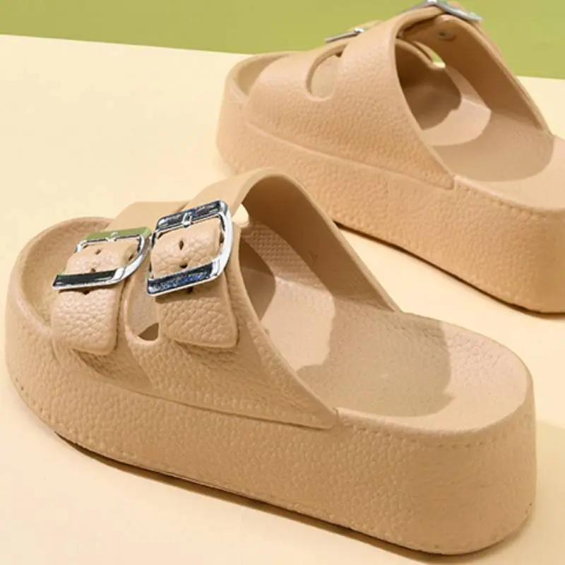 Casual Plain Beach Sandals-4