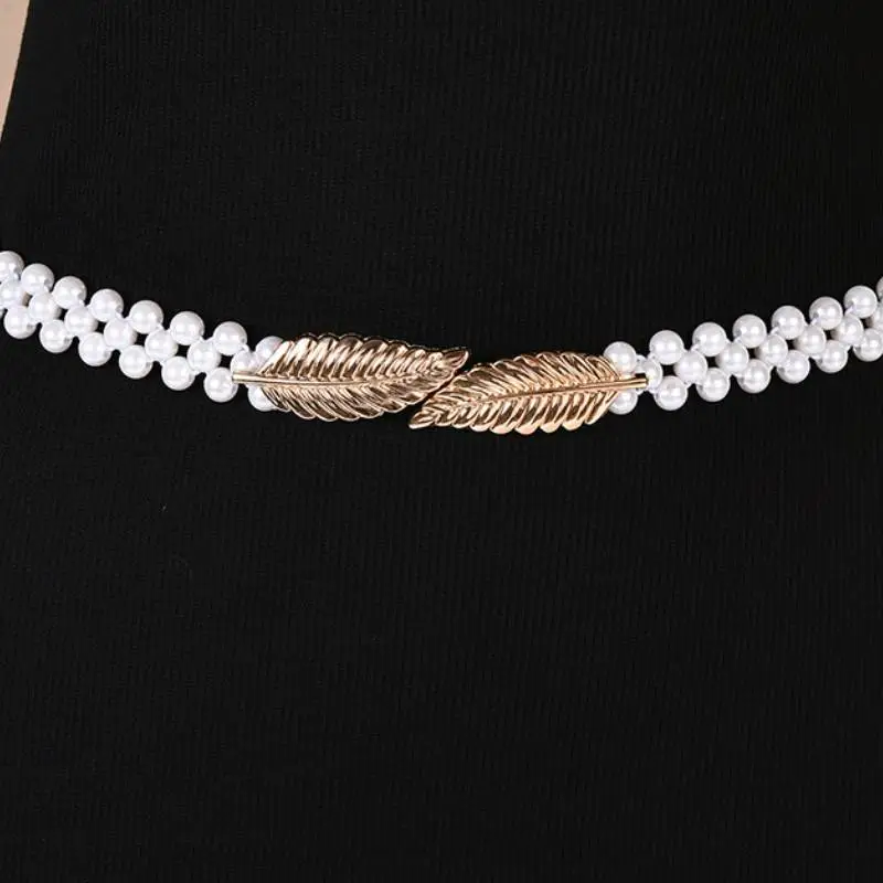Fashionable Pearls Waist Chain Women-2