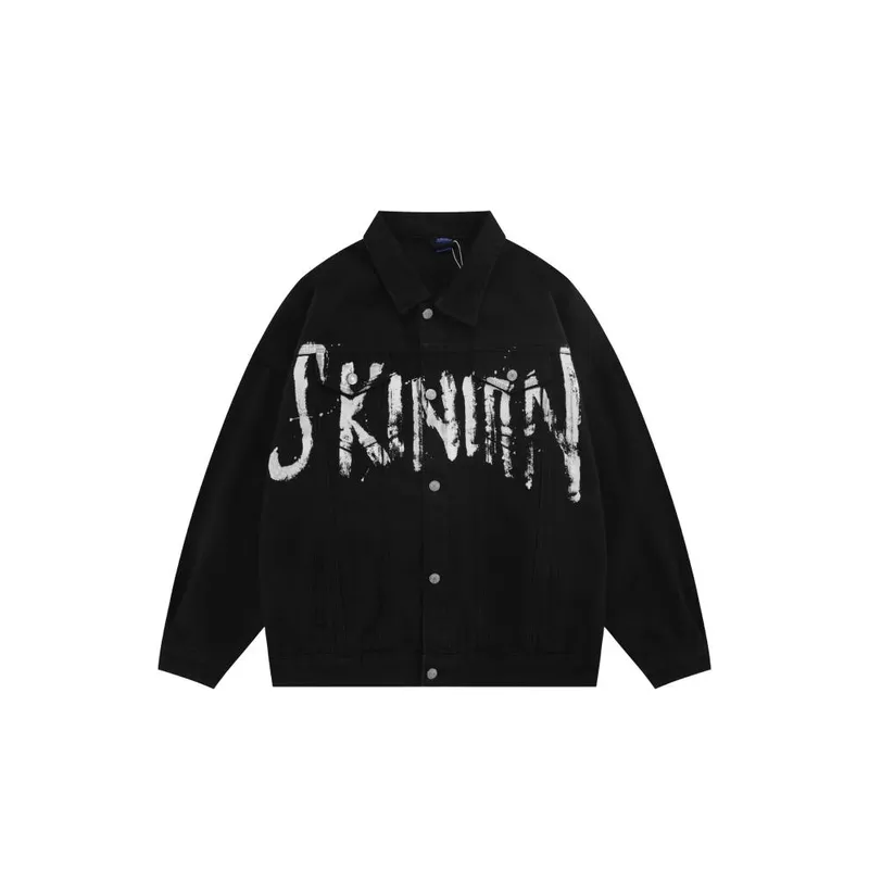 Alphabet Graffiti Fleece Coat