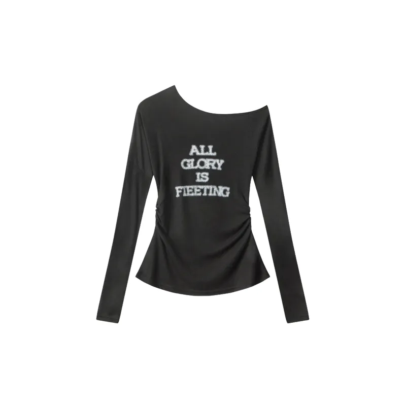 Glamorous Letter Polyester T Shirt Women-0