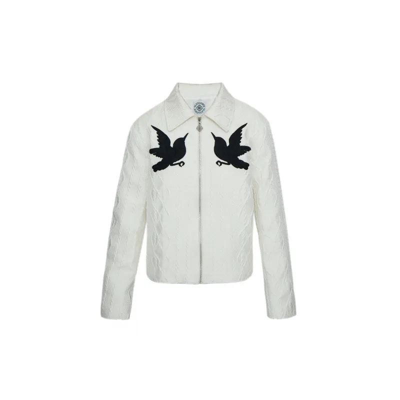 Trendy Embroidered Jacket-0