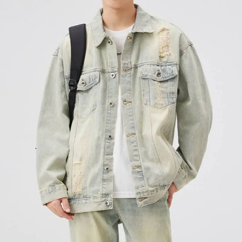 Casual Street Denim Jacket-1