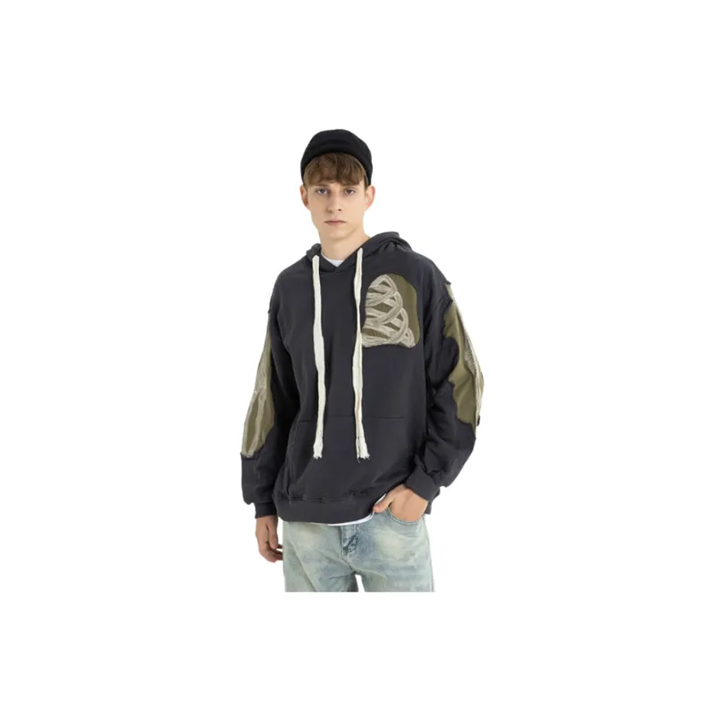 Hole Stitching Sweatshirt-9