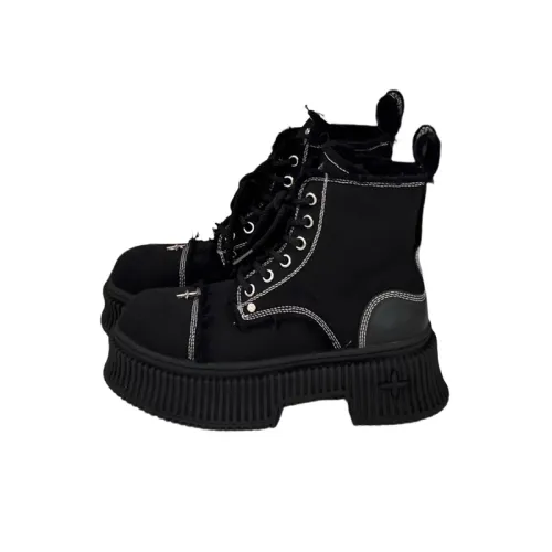 Fashionable Washed Martin Boot