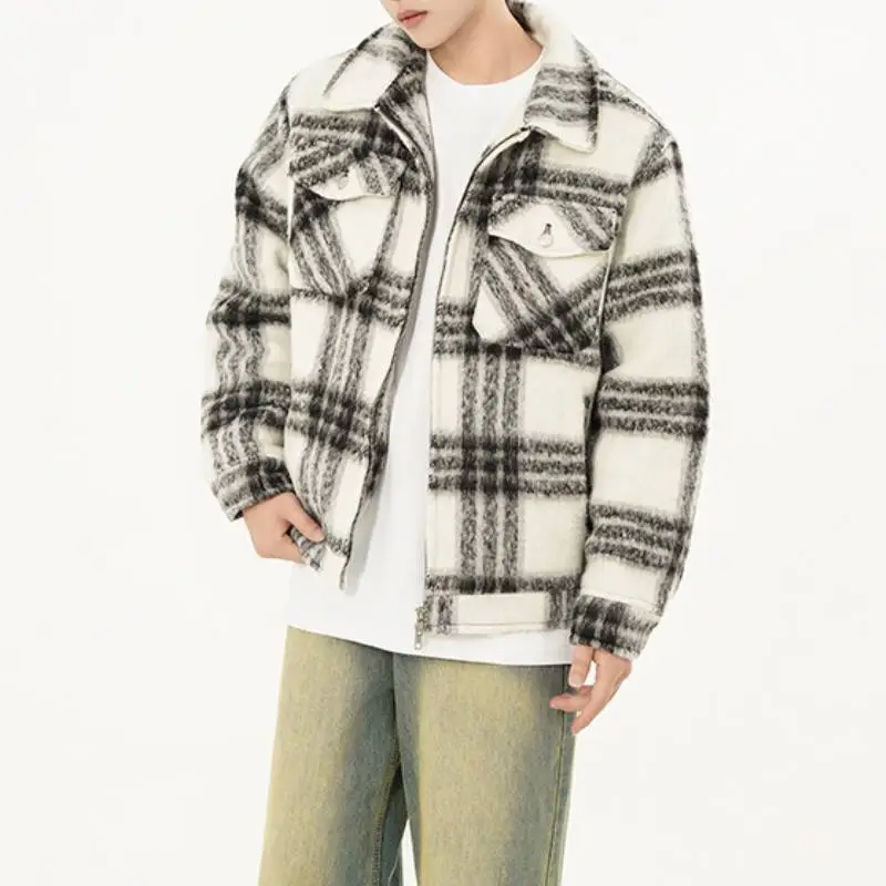 Retro Plaid Quilted Jacket-4