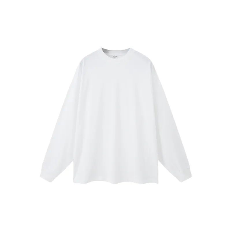 Plain Loose 100% Cotton Sweatshirt-1