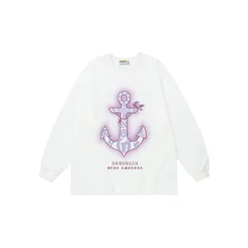 Anchor Printed Long sleeved T shirt