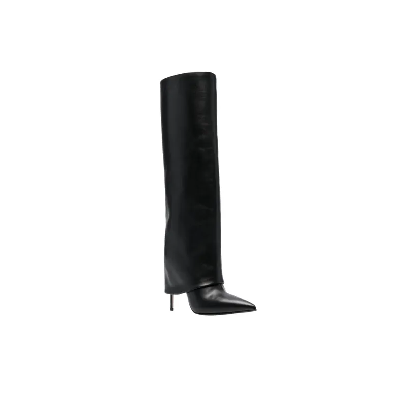 Fashionable Simple Knee High Boots-1
