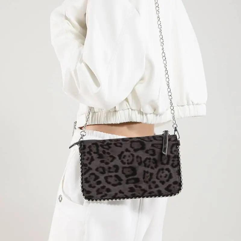 Fashionable Leopard Print Crossbody Bag-7