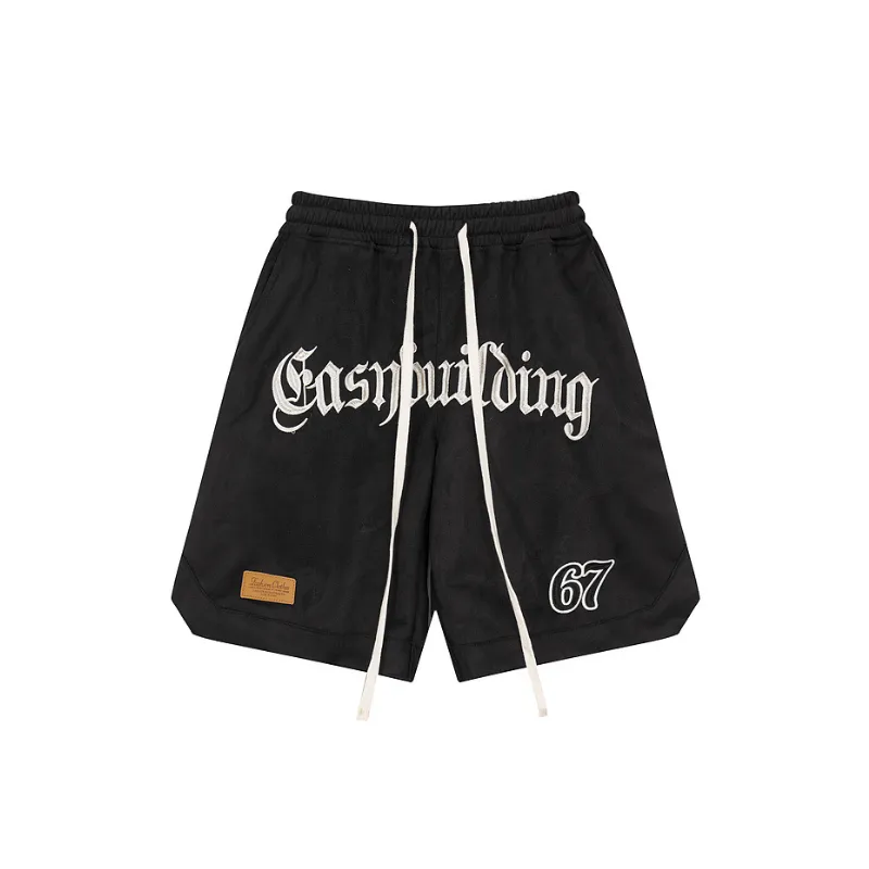 Casual Versatile Distressed Shorts-2