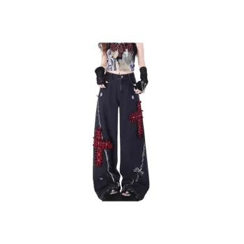 Punk Ripped Jeans Women
