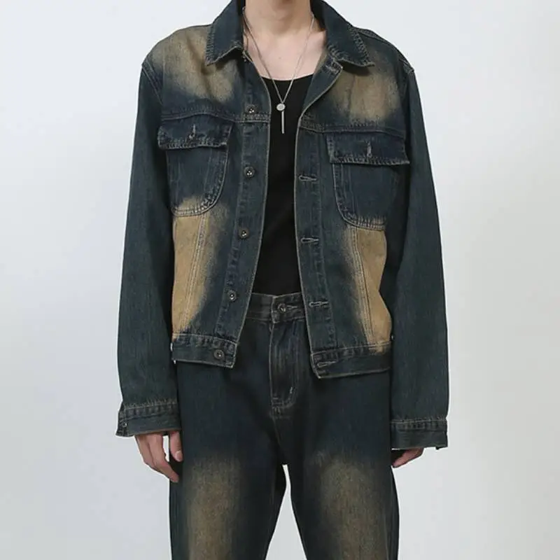 Fashionable Loose Cotton Blended Fabric Jacket-4