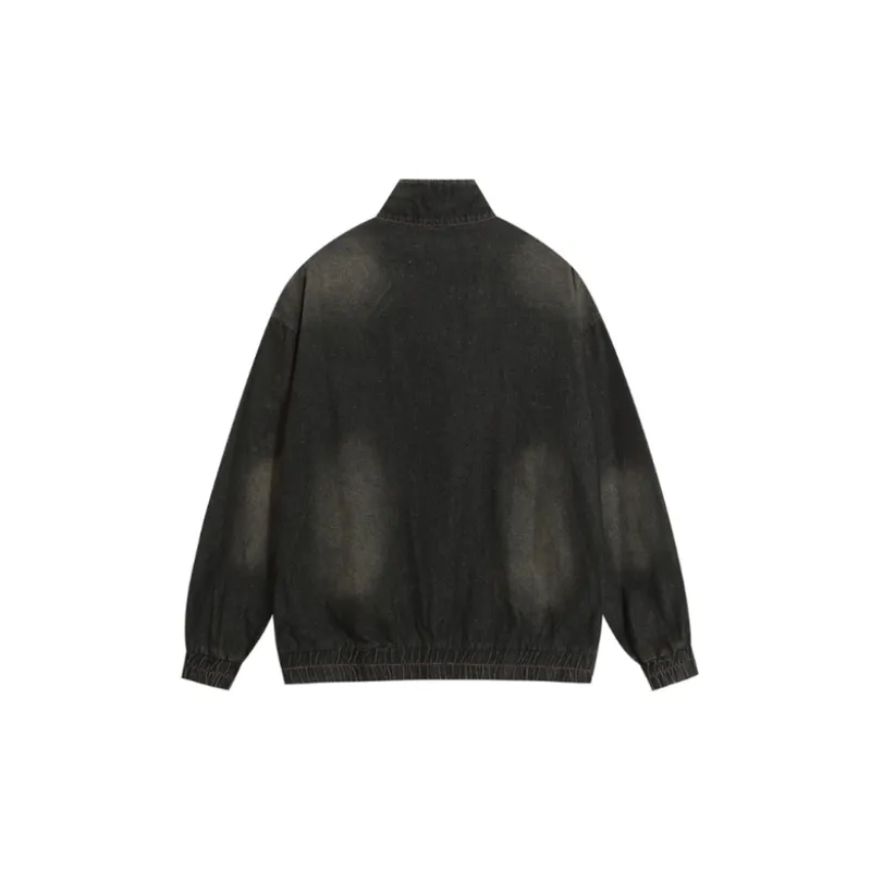Retro Embroidery Loose Polo-1