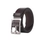 Brown Leather Silver-Tone Buckle