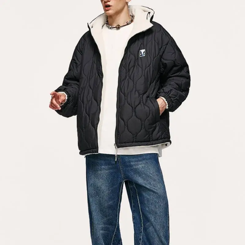 Fashion Zipper Quilted Jacket-3