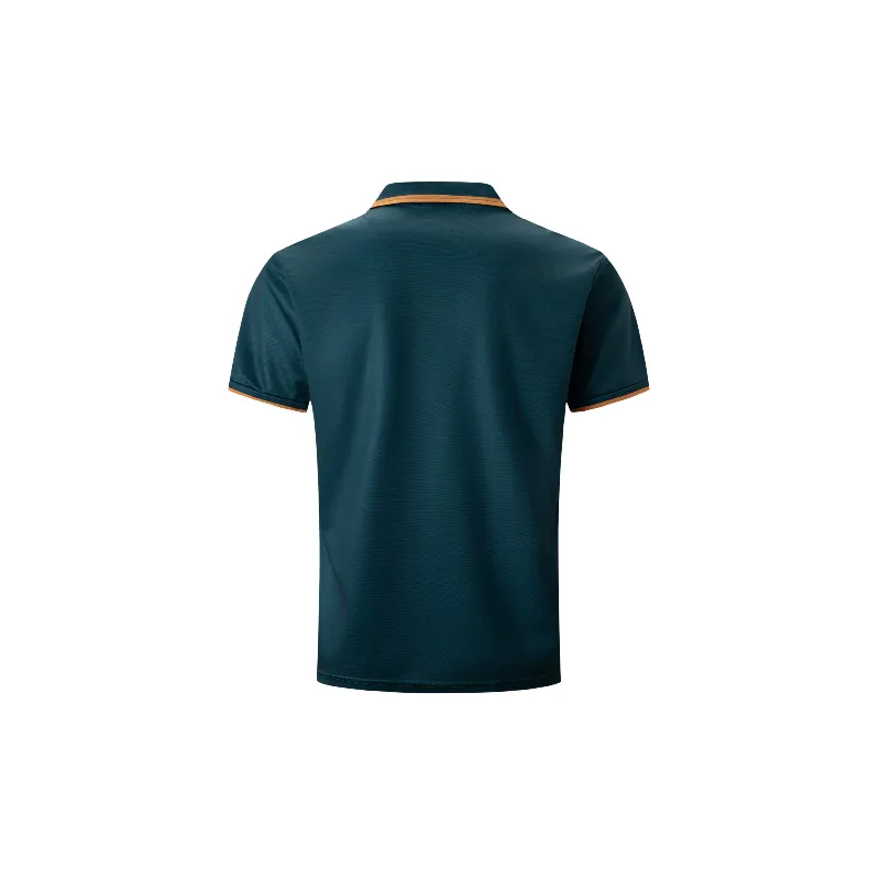 Casual Print Cotton Blended Fabric Polo-1