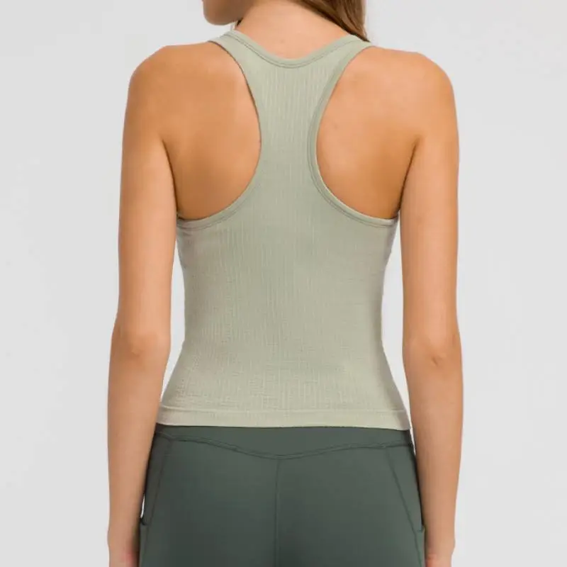 Fashion Sports Cotton Blended Fabric Vest Women-5