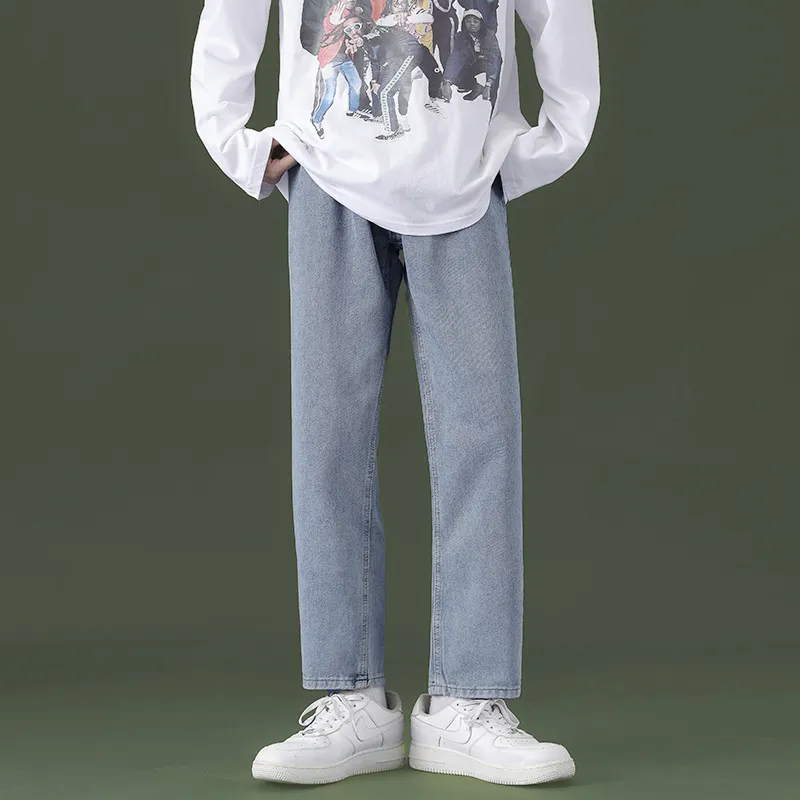 Fashion Simple Loose Jeans-2