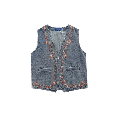 Retro Loose Denim Vest