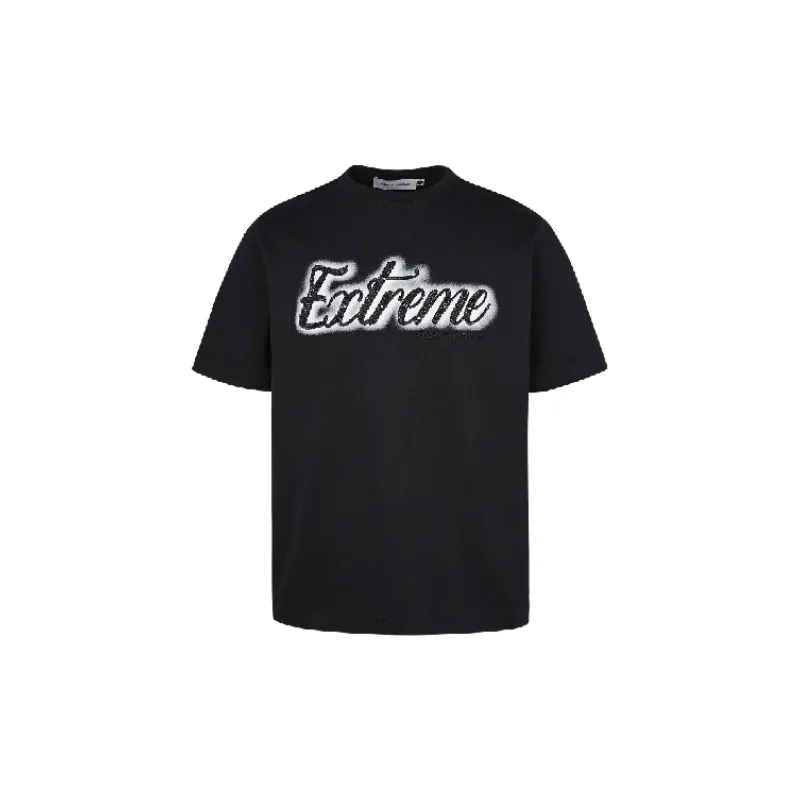 Street Loose Cotton Blended Fabric T Shirt-0