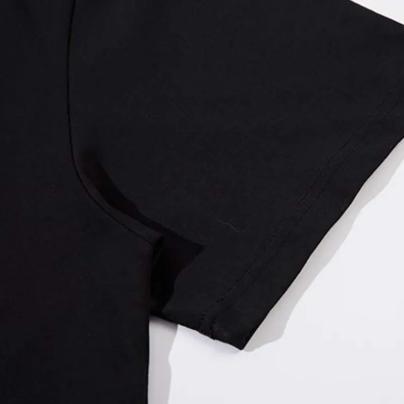 Casual Loose Cotton Blended Fabric T Shirt-3