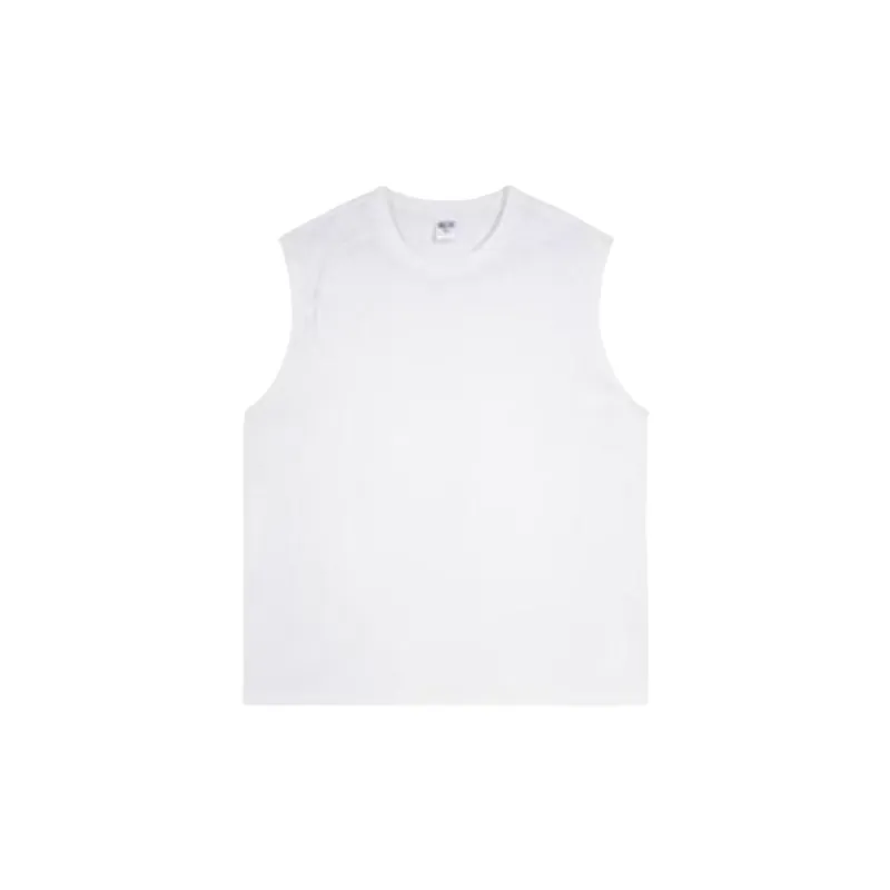 Retro Plain Cotton Vest-1