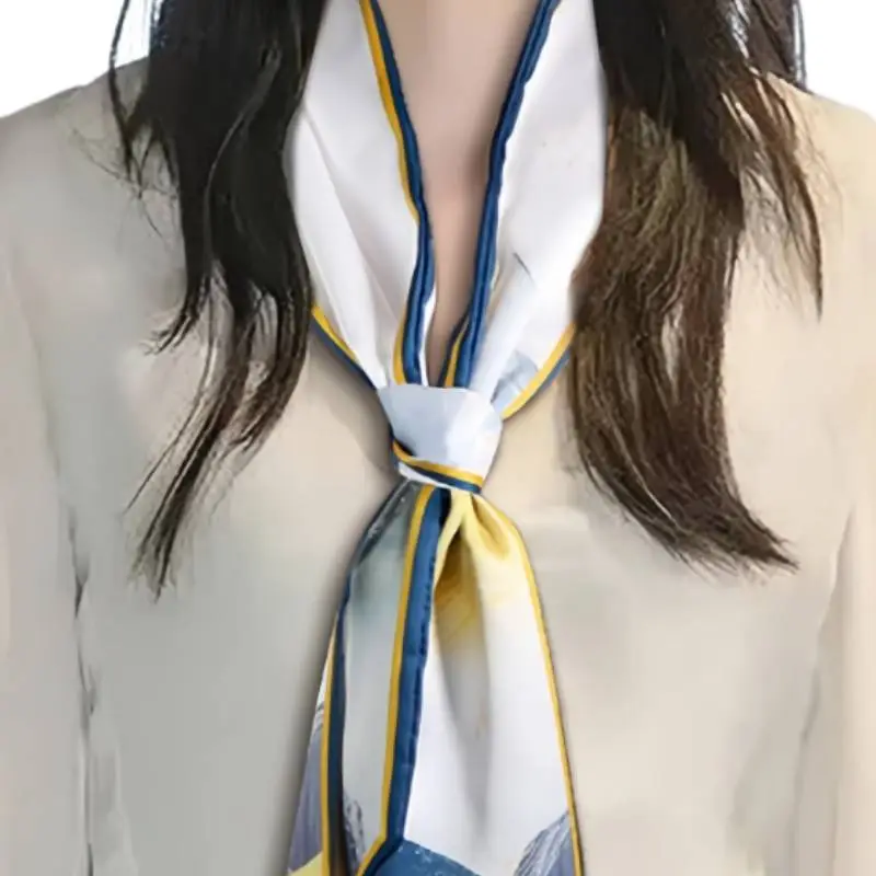 Fashionable Funky Silk Scarf Women-5