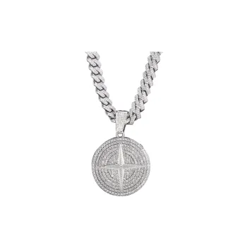 Letter Smiley Face Pendant Necklace