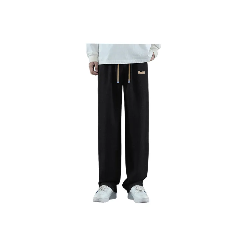 Fashion Loose Cotton Blended Fabric Cargo Pants-4