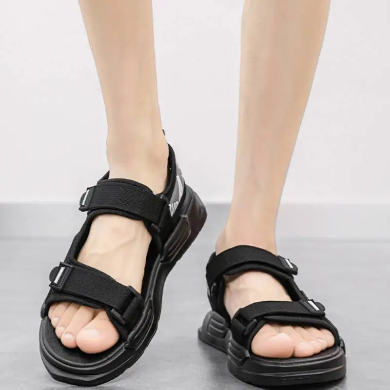 Casual Plain Beach Sandals-7
