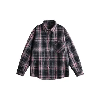 Trendy Contrast Color Acetate Shirt