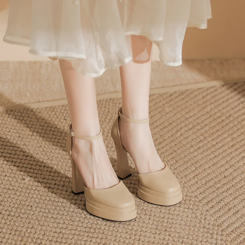 Sexy Waterproof Mary Jane Shoes-7